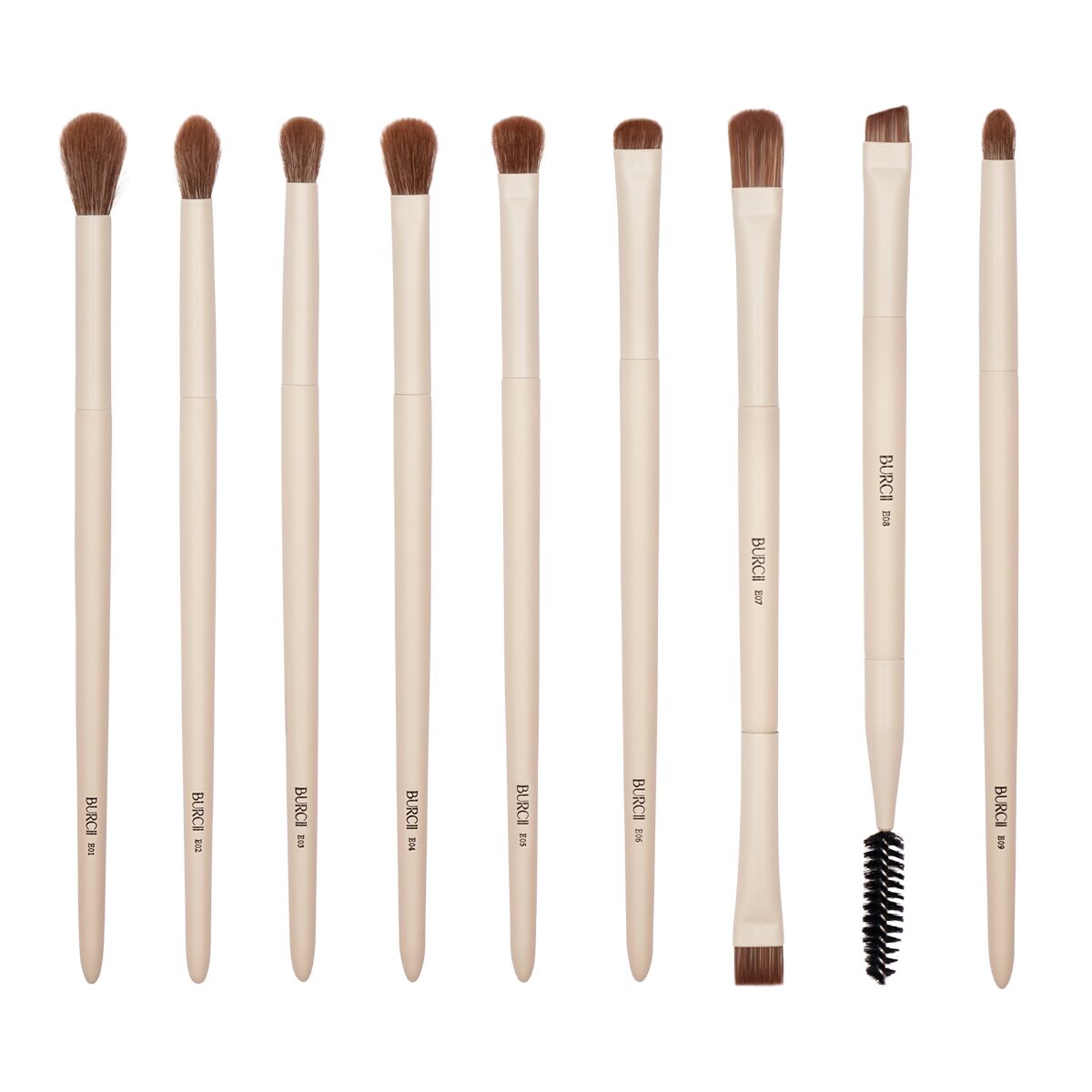 BURCII Oogmake-up Kwastenset (9-delig)